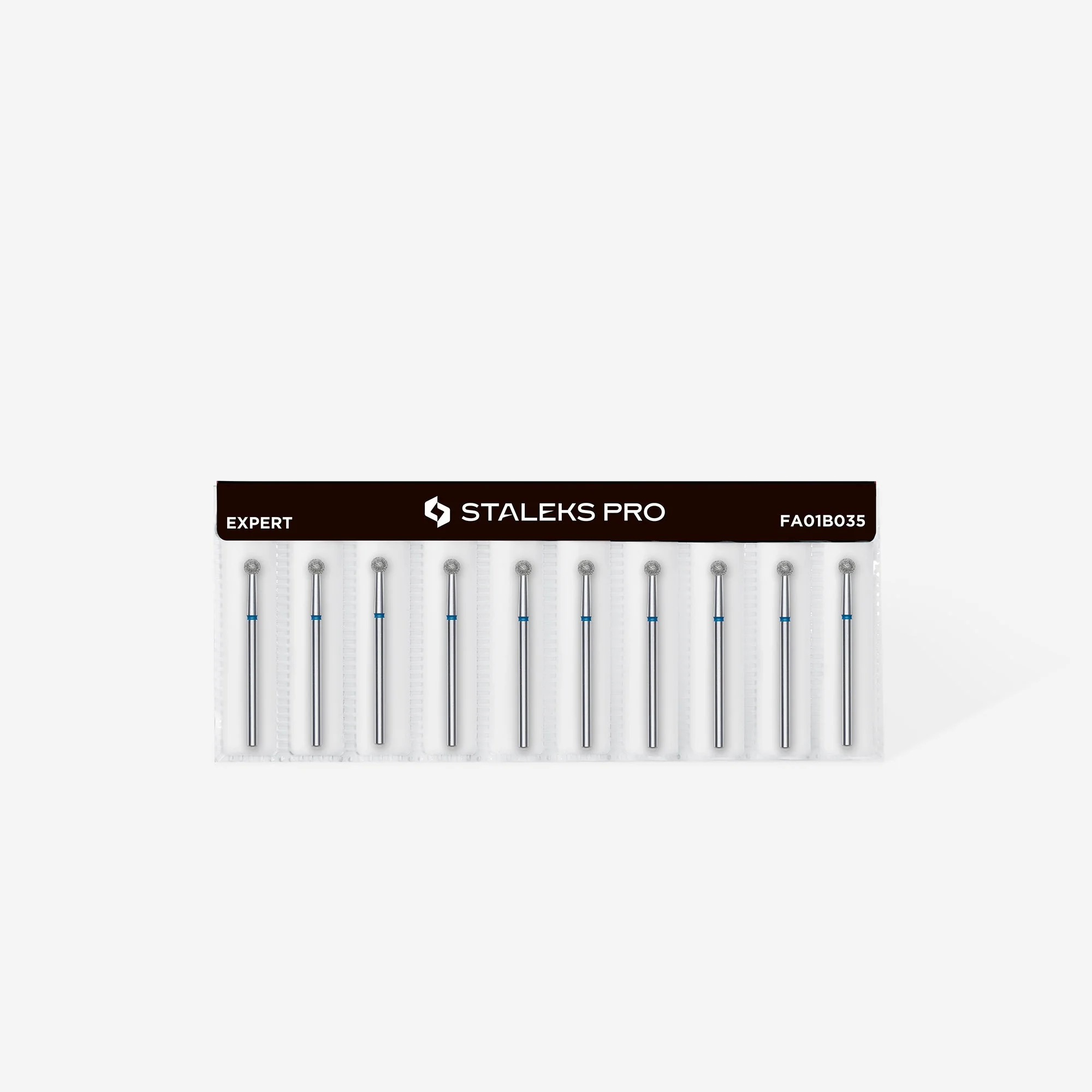 STALEKS EXPERT Freza diamentowa «Kula» niebieska, średnica 3,5 mm - Image 3