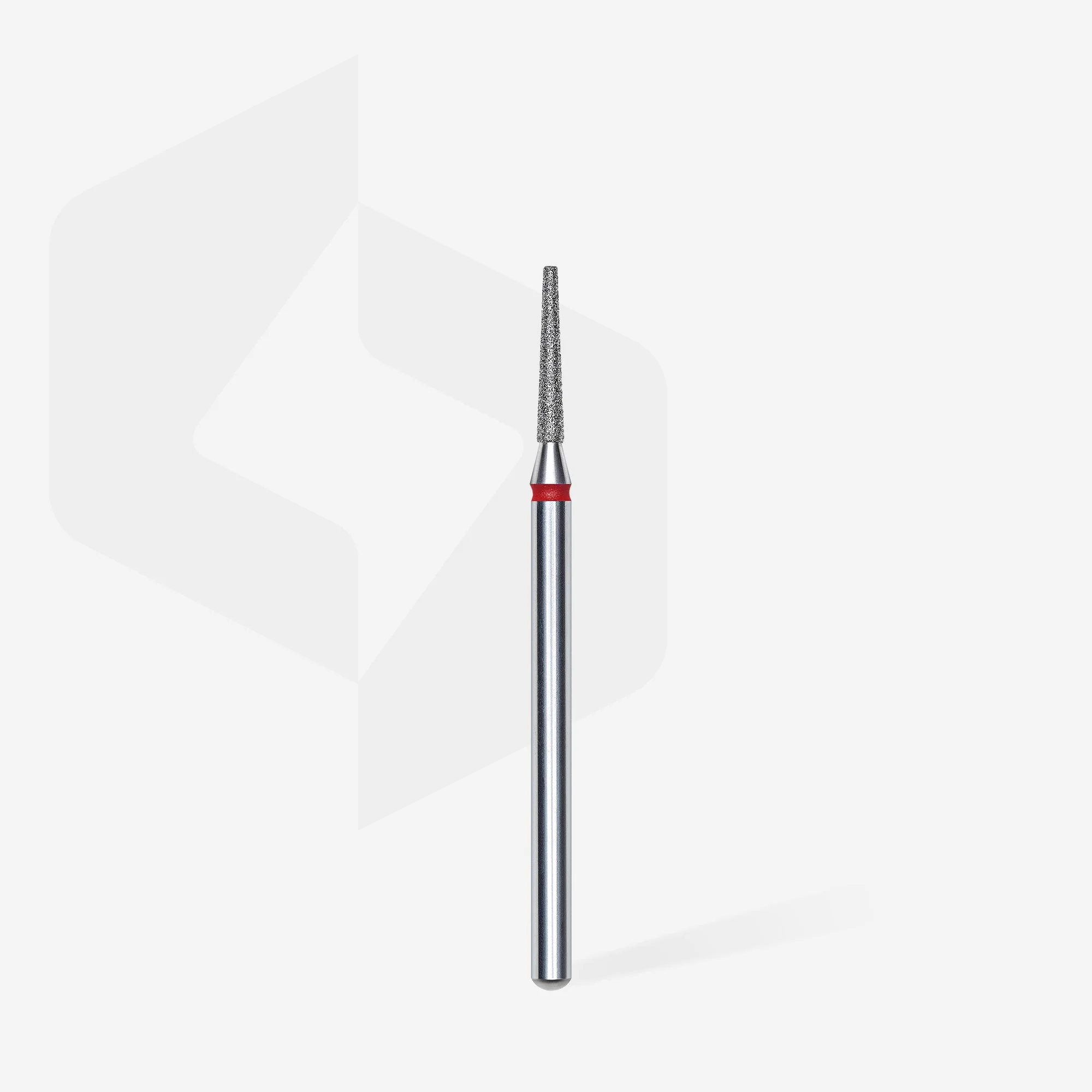 STALEKS EXPERT Frez diamentowy „stożek ścięty” czerwony, średnica 1,6 mm, część robocza 10 mm - Image 2