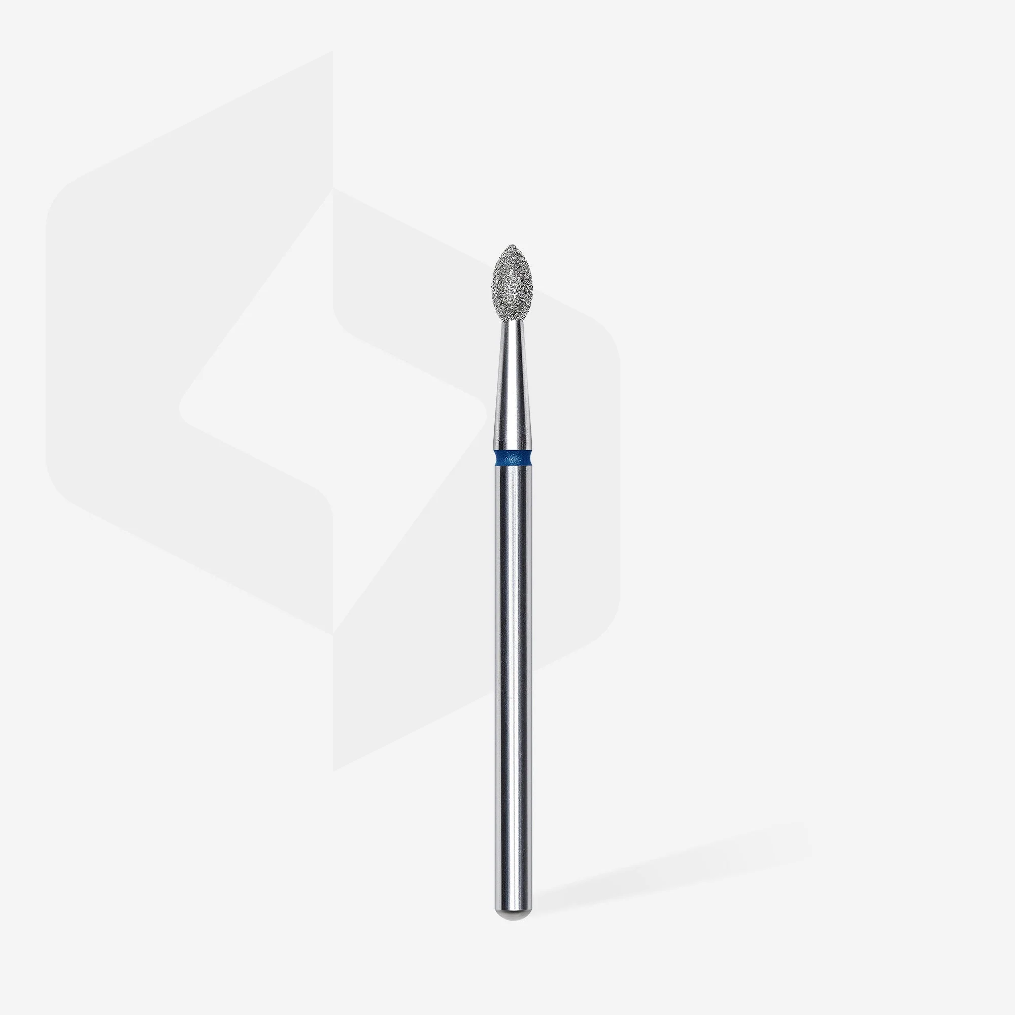 STALEKS EXPERT Frez diamentowy «Pączek ostry» niebieski, średnica 2,5 mm, część robocza 4,5 mm - Image 2