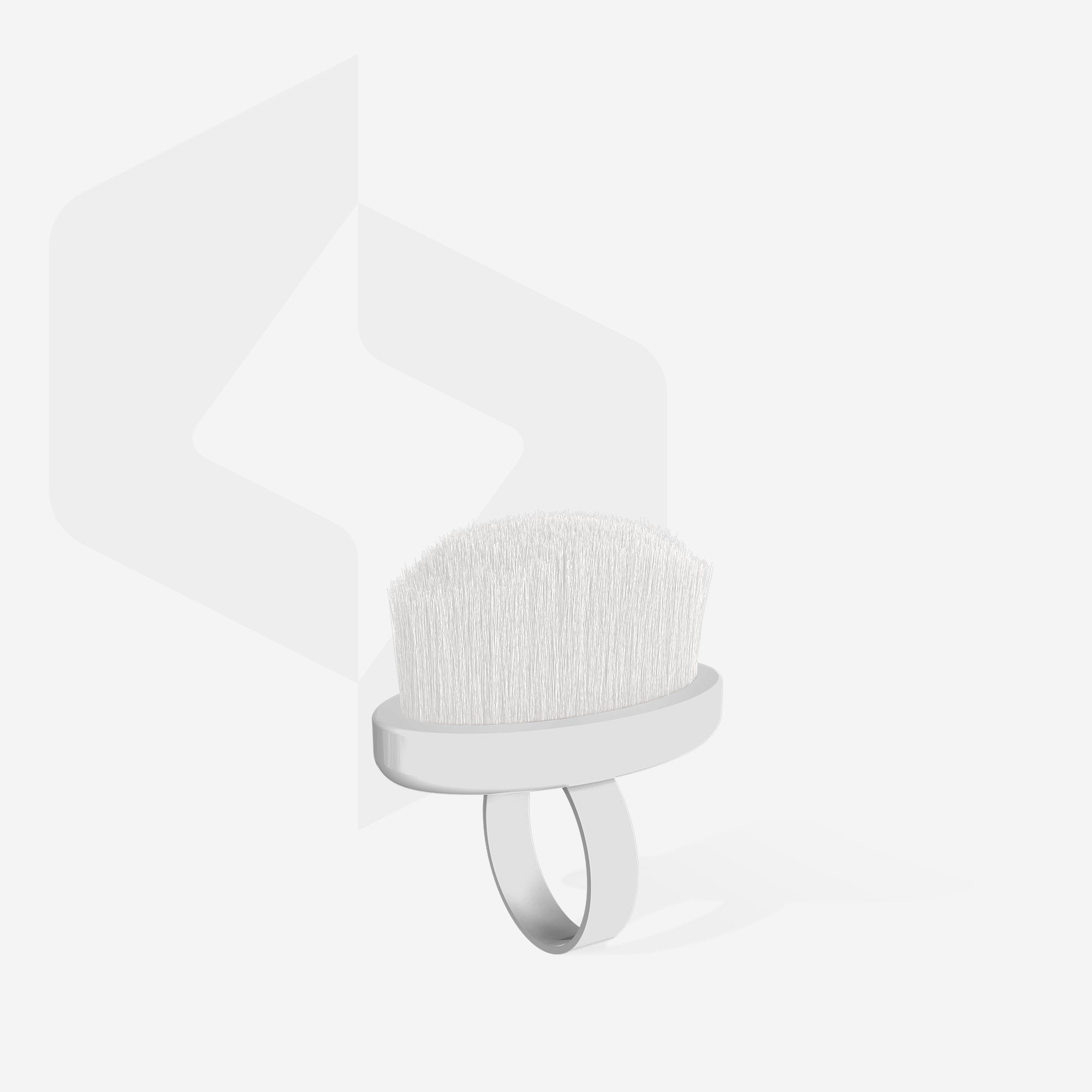 STALEKS EXPERT 03 Mini Manicure pierścień z szczoteczką do oczyszczania paznokci z kurzu (10 szt.) - Image 2