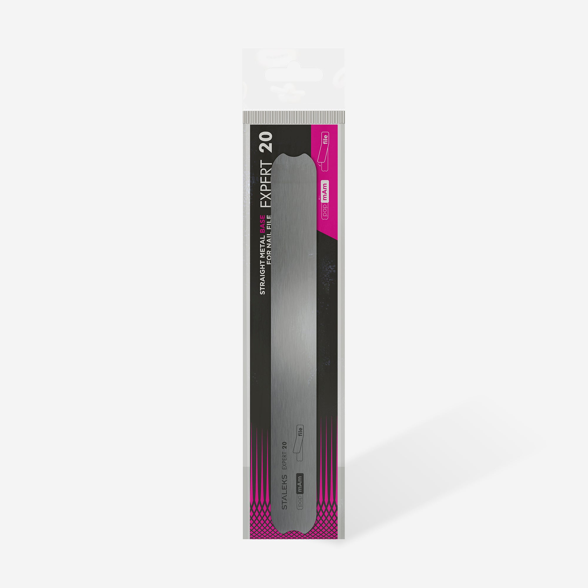 STALEKS EXPERT 20 Metalowa prosta baza do pilnika (162 mm) - Image 3