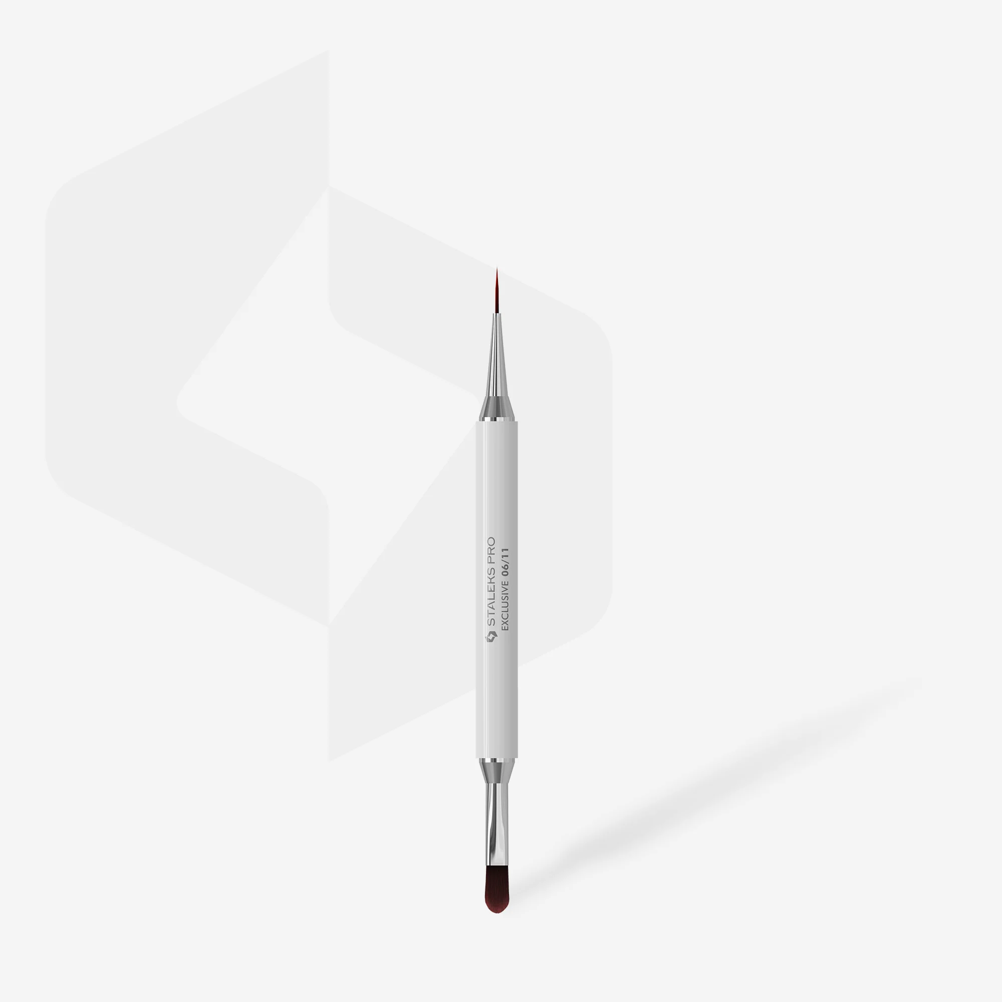 STALEKS EXCLUSIVE 06/11 Dwustronny pędzel do żelu 11 mm / liner 12 mm - Image 2