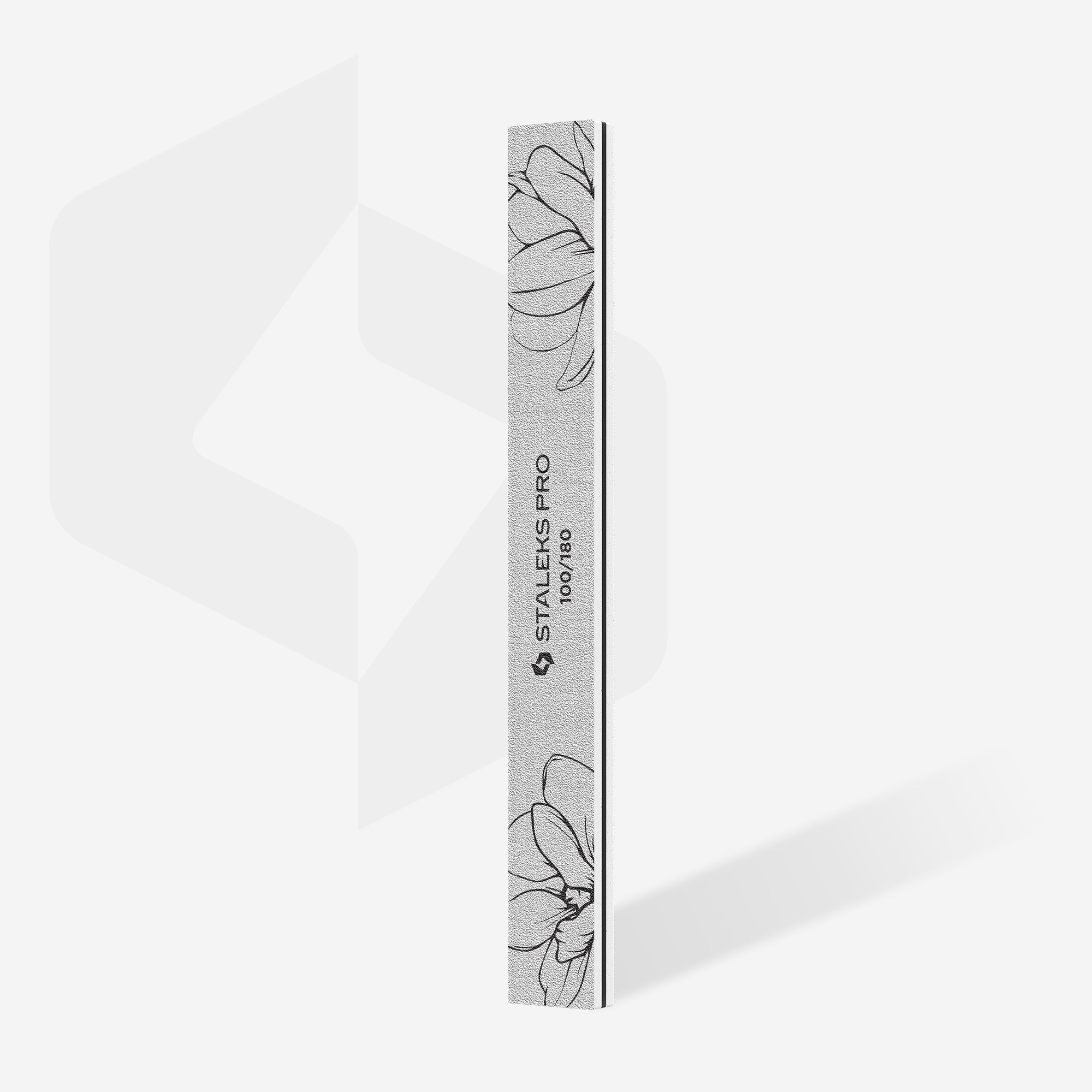 STALEKS EXPERT 20 Mineralny pilnik do paznokci prosta, 100/180 grit (1 szt) - Image 3