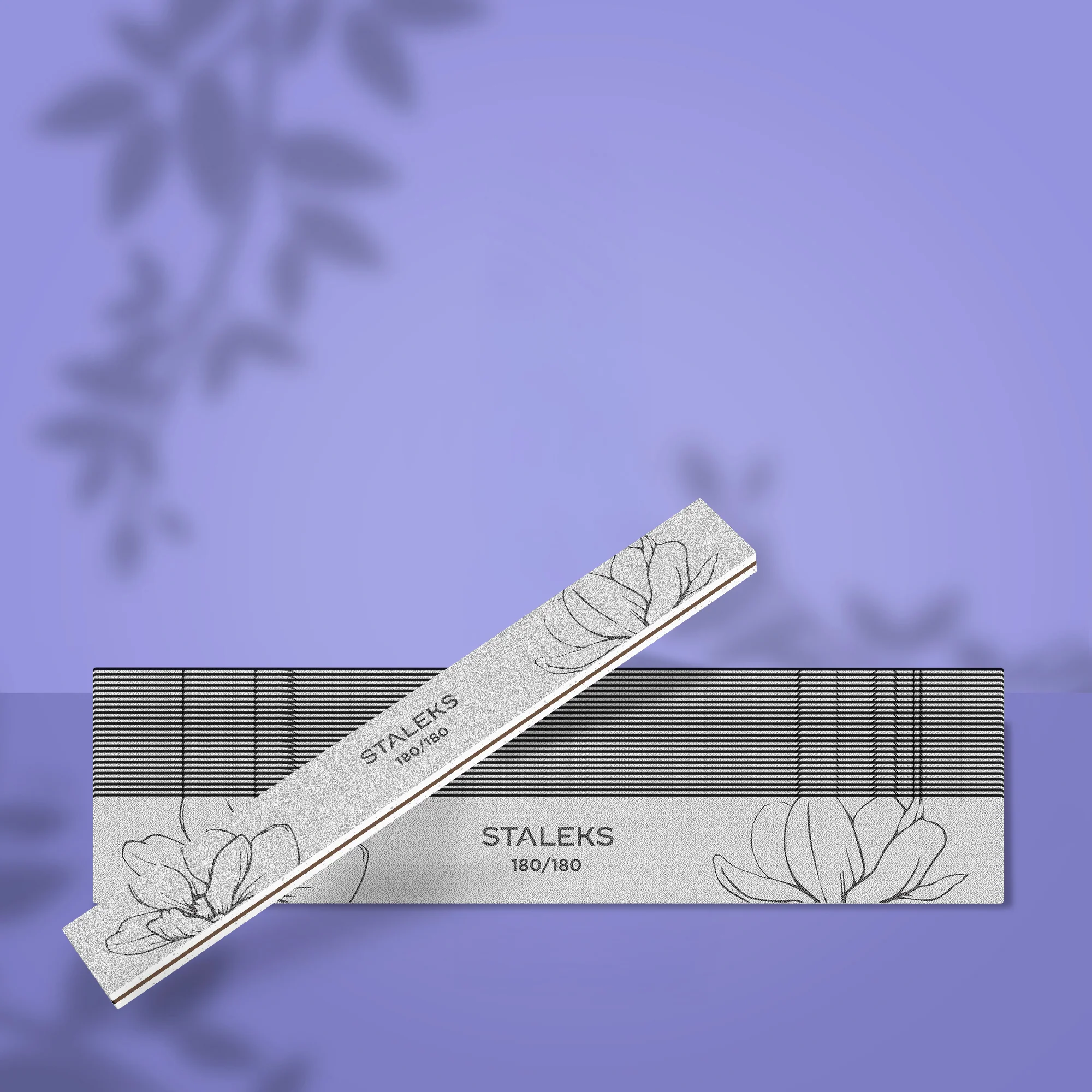 STALEKS EXPERT 20 Mineralny pilnik do paznokci prosta, 180/180 grit (25 szt.)