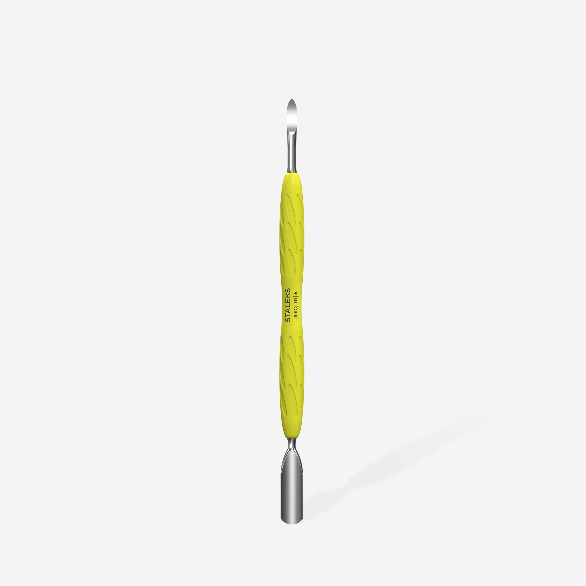 STALEKS UNIQ 10 TYPE 6 Gummy Pusher okrągły szeroki i pika (Żółty) - Image 3