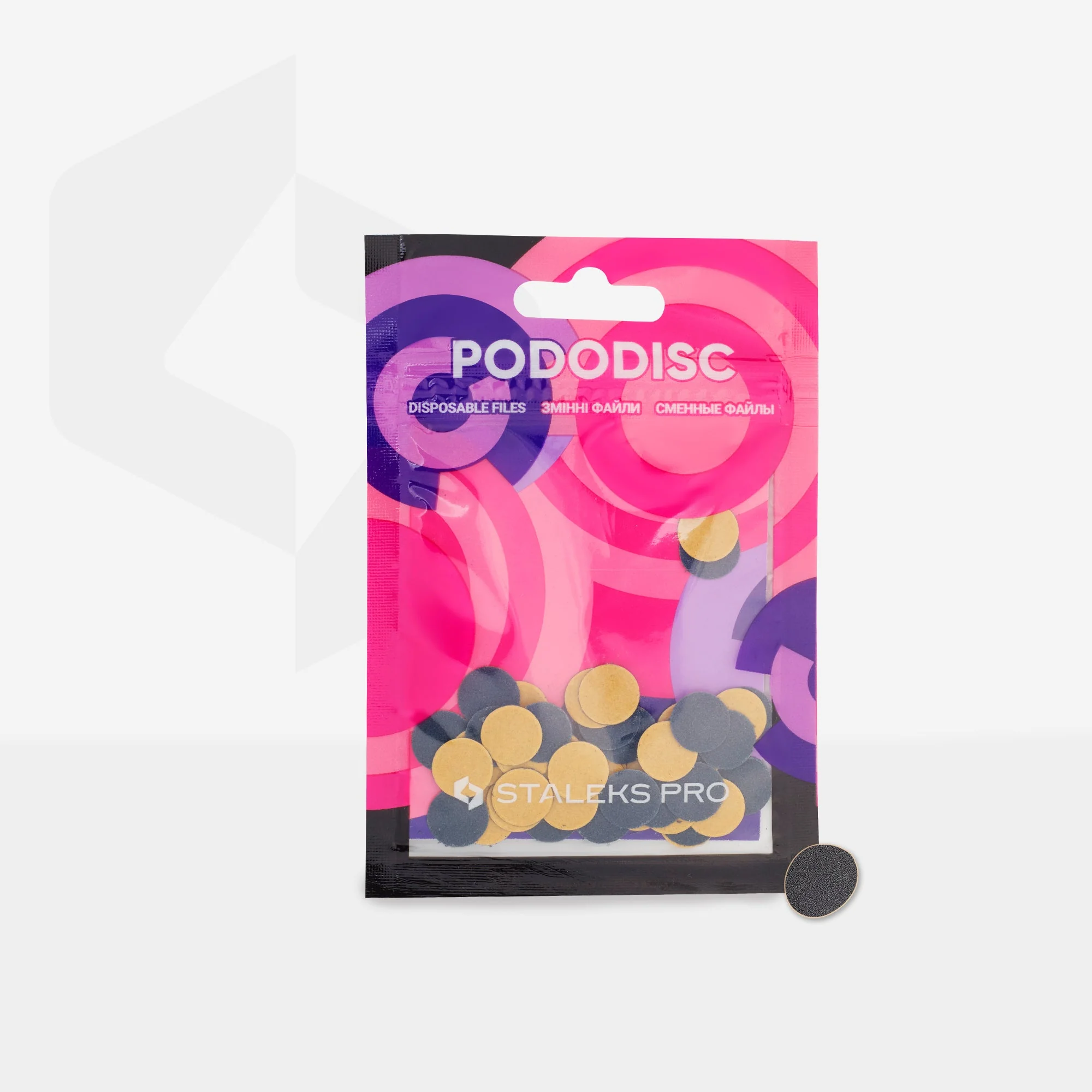 Wymienne pilniki do dysku do pedicure PODODISC XS EXPERT, 320 grit (50 szt) - Image 2